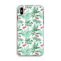 Flamingo bladeren: iPhone XS Tough Case
