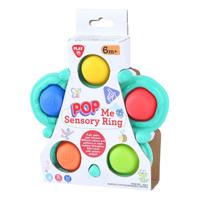Play baby sensorische ring met ballen, 6dlg.