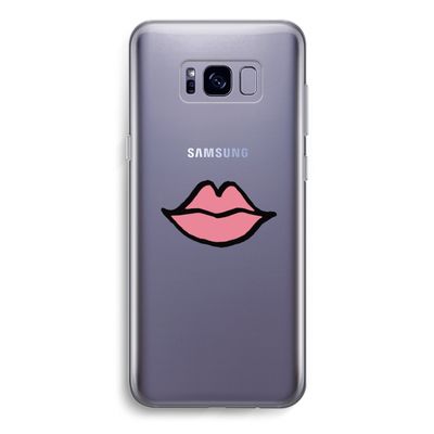 Kusje: Samsung Galaxy S8 Transparant Hoesje