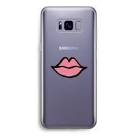 Kusje: Samsung Galaxy S8 Transparant Hoesje