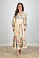 Zimmermann jurk Halliday Wrap Midi 1408DSS241 creme - thumbnail