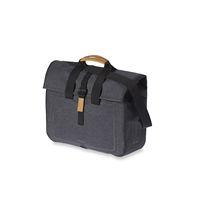 Basil urban dry business bag - waterdichte fietsschoudertas, 20l inhoud, charcoal melee