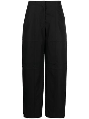 Jil Sander pantalon droit à empiècements contrastants - Noir