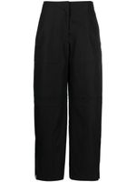 Jil Sander pantalon droit à empiècements contrastants - Noir