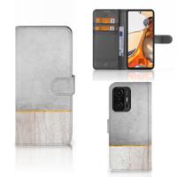 Xiaomi 11T | 11T Pro | Book Style Case | Wood Concrete