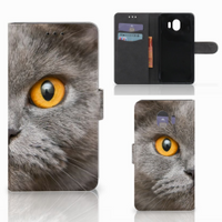 Telefoonhoesje met Pasjes Samsung Galaxy J4 2018 Britse Korthaar - thumbnail