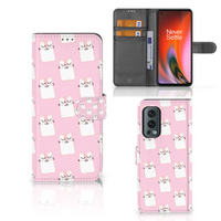 OnePlus Nord 2 5G Telefoonhoesje met Pasjes Sleeping Cats