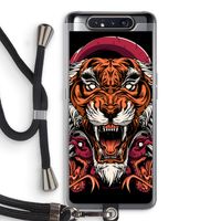 Tiger and Rattlesnakes: Samsung Galaxy A80 Transparant Hoesje met koord