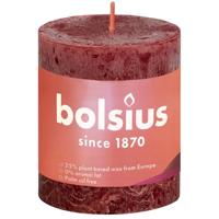 Bolsius Rustiek stompkaars 80/68 Rood - thumbnail