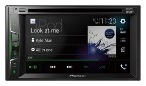 Pioneer AVH-A3200DAB Autoradio met scherm dubbel DIN DAB+ tuner, Bluetooth handsfree, Aansluiting voor achteruitrijcamera