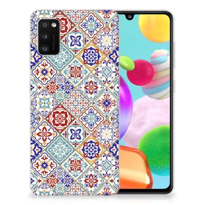 Samsung Galaxy A41 | TPU | Siliconen hoesje | Tiles Color