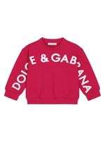 Dolce & Gabbana Kids t-shirt en coton à logo - Rouge - thumbnail