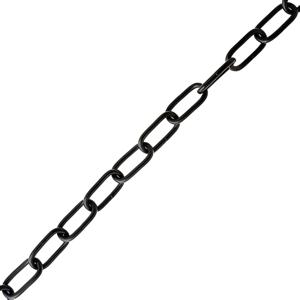 Sierketting zw gelakt 22x3 - Deltafix