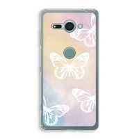 White butterfly: Sony Xperia XZ2 Compact Transparant Hoesje