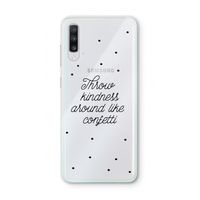 Confetti: Samsung Galaxy A70 Transparant Hoesje