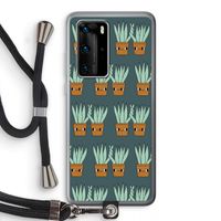 Sansevieria: Huawei P40 Pro Transparant Hoesje met koord