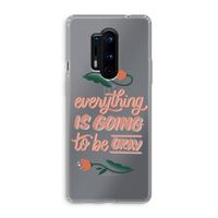 Optimistic flower girl: OnePlus 8 Pro Transparant Hoesje