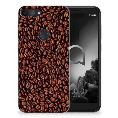 Alcatel 1S (2019) | Siliconen Case | Koffiebonen