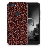 Alcatel 1S (2019) | Siliconen Case | Koffiebonen