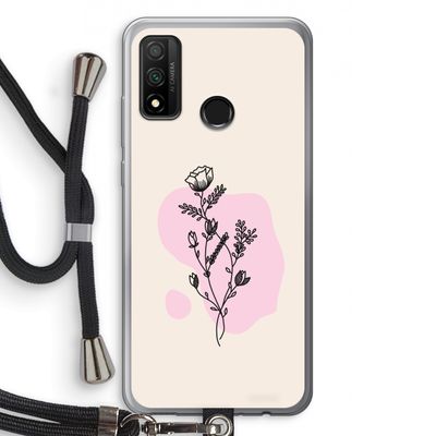Roses are red: Huawei P Smart (2020) Transparant Hoesje met koord
