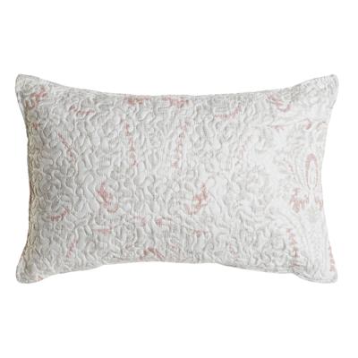 Kussen DKD Home Decor Wit Polyester Gebloemd 60 x 10 x 40 cm