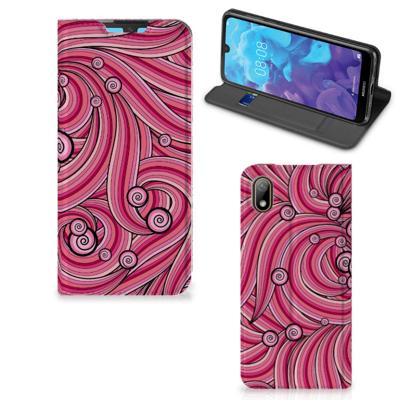 Huawei Y5 (2019) | Bookcase | Swirl Pink