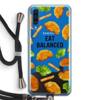 Eat Balanced: Samsung Galaxy A50 Transparant Hoesje met koord