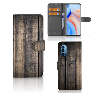 OPPO Reno 4 Pro 5G Book Style Case Steigerhout