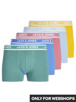 Jack & Jones Jack & Jones Heren Boxershorts Trunks JACCONOR Effen 5-Pack