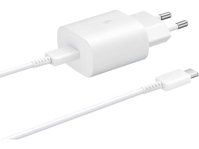 Samsung EP-TA800XWEGWW Samsung Super Fast PD Wall Charger USB-C incl. USB-C Cable 25W White Bulk