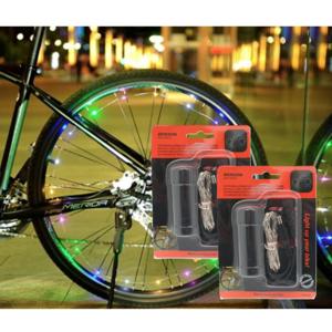 Wiel verlichting - 2x - lichtslang - 22 led lampes - 2 meter - fietslampjes