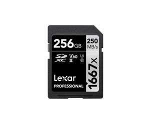 Lexar SDXC Professional 256GB UHS-II V60 1667x