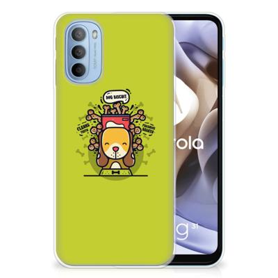 Motorola Moto G31 | G41 Telefoonhoesje met Naam Doggy Biscuit Motorola Moto G31 | G41 Telefoonhoesje met Naam Doggy Biscuit