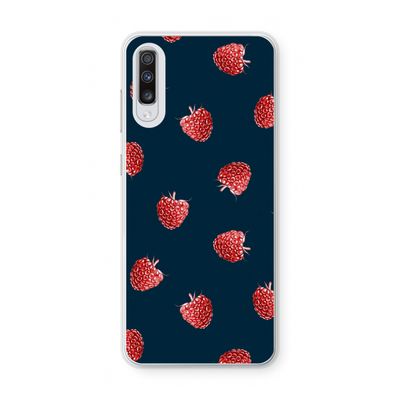 Framboosjes: Samsung Galaxy A70 Transparant Hoesje