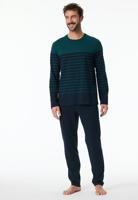 Schiesser Schiesser Pyjama Long petrol 181925 56/XXL