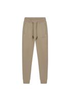 Malelions Junior Striped Signature Sweatpants Olijf Groen-116 maat 116