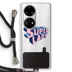 Superlady: Huawei P50 Pro Transparant Hoesje met koord