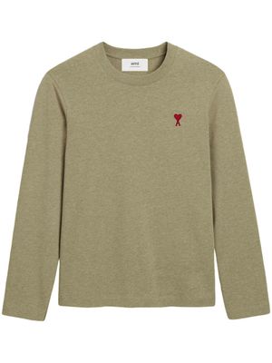 AMI Paris t-shirt à logo Ami de Coeur - Vert