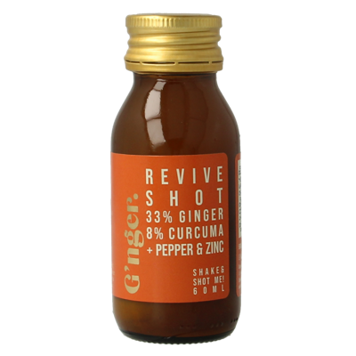 Shot gember vruchtensap kurkuma revive 60 Milliliter