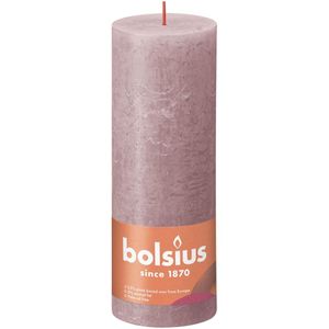 Bolsius Rustiko Shine kaars Cylinder Roze 1 stuk(s)