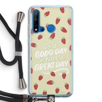 Don't forget to have a great day: Huawei P20 Lite (2019) Transparant Hoesje met koord