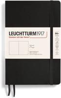 Leuchtturm Black, Softcover, Paperback (B6+), 123 p., plain