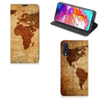 Samsung Galaxy A70 | Book Cover | Wereldkaart