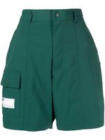 CHOCOOLATE Shorts met logopatch - Groen - thumbnail