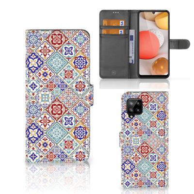 Samsung Galaxy A42 5G | Bookcase | Tiles Color