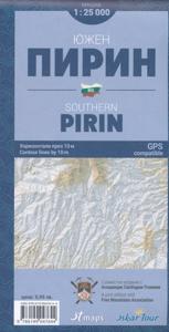 Wandelkaart zuidelijk Pirin gebergte - southern Pirin | IT maps - Iska