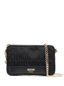 Moschino sac porté épaule à détail de logo - Noir