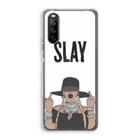 Slay All Day: Sony Xperia 10 III Transparant Hoesje