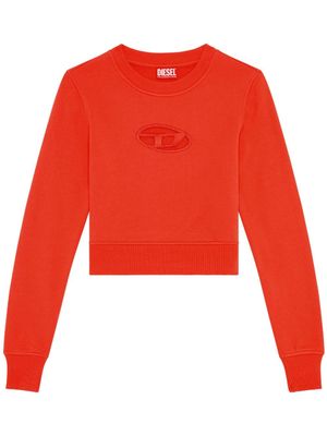 Diesel sweat F-Slimmy-Od à coupe crop - Orange