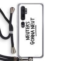 Neuters: Xiaomi Mi Note 10 Pro Transparant Hoesje met koord